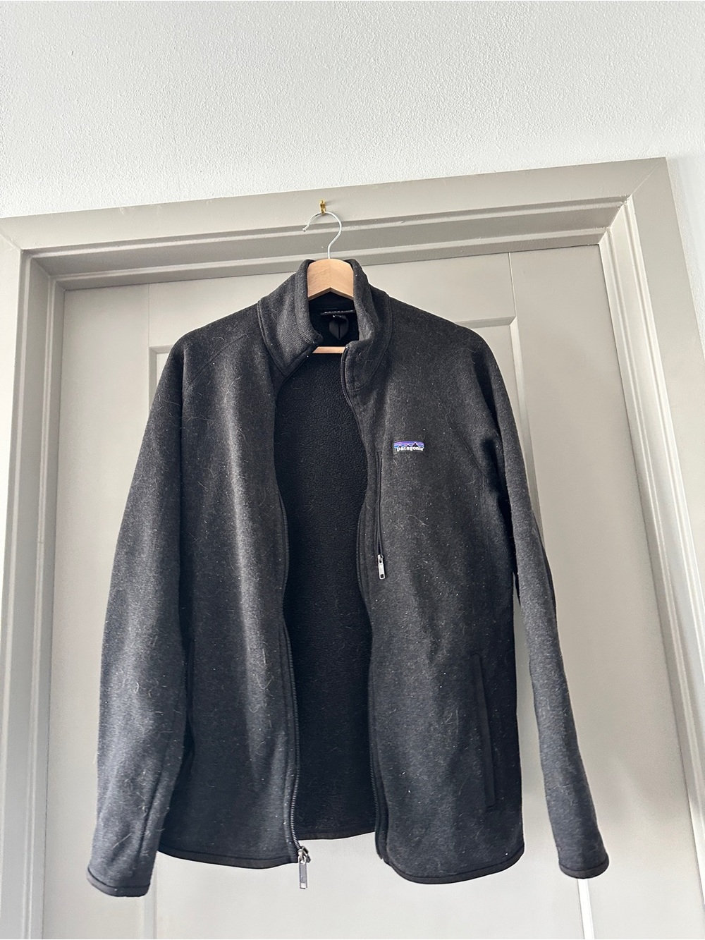 Patagonia Men's Black Full Zip Fleece Jacket